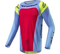 Alpinestars Techstar Ocuri Maglia Motocross, rosso-blu, taglia M per maschi