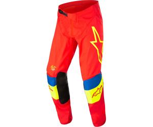 Alpinestars Techstar Quadro Pantaloni Motocross, rosso/giallo, Taglia 28