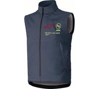 Alpinestars Techstar Softshell Gilet da motocross, grigio scuro, Taglia L