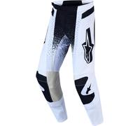 Alpinestars Techstar Swan Pantaloni da motocross, bianco/nero, Taglia 28