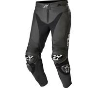 Alpinestars Track v2 Pantaloni in pelle moto, nero, taglia 58 per maschi