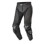 Alpinestars Track v2 Pantaloni in pelle moto, nero, taglia 46 per maschi