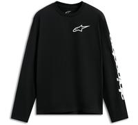 Alpinestars Trackside CSF, t-shirt manica lunga XS male Nero/Bianco
