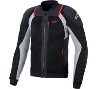Alpinestars Troop-Air Pro, giacca in tessuto M male Nero/Grigio Chiaro/Rosso Chiaro