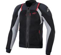 Alpinestars Troop-Air Pro Giacca protettiva, nero/grigio/rosso, Taglia M