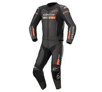 Alpinestars GP Force Chaser, tuta in pelle 2pz. 58 male Nero/Rosso Fluo