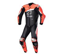 Alpinestars tuta intera in pelle Gp Plus V4 - 1321 Black Red Fluo White Tg 56 56