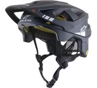 Alpinestars Vector Tech A1 Casco da bicicletta, nero opaco/grigio, Taglia S (51-55)