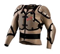 Alpinestars Bionic Action V3 Giacca Protector, beige/nero/rosso, Taglia 3XL