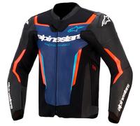 Giacca Pelle GP FORCE V2 LEATHER Blu Rosso ALPINESTARS - AN: 48
