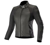 Alpinestars Vika v2 Giubbotto moto in pelle donna, nero, taglia 52 per donne