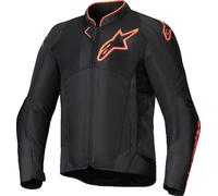 Alpinestars Viper Air V4, giacca in tessuto 4XL male Nero/Rosso Fluo