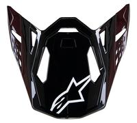 §Visiera Alpinestars S-M10 22 Sol Nero Lucido-Carbonio§