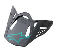Visiera Casco Moto Alpinestars Supertech M8 Radium - Blu/Grigio/Verde 8981519900
