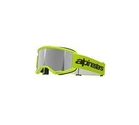 Maschera Cross Alpinestars Vision 3 Wordmark Lente Specchio Giallo Fluo Giallo Fluo