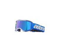 Alpinestars Vision 5 Blaze Mirror Occhiali da motocross, blu, unica taglia