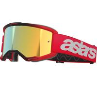 Alpinestars Vision 5 Blaze Mirror Occhiali da motocross, rosso per maschi