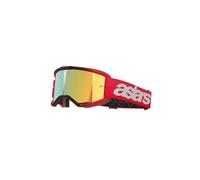 Alpinestars Vision 5 Blaze Mirror Occhiali da motocross, rosso per maschi