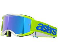 Alpinestars Vision 5 Blaze, occhiali a specchio female Verde Fluo/Blu Blu A Specchio