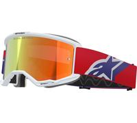 Alpinestars Vision 5 Corp, occhiali a specchio female Bianco/Rosso/Lilla Rosso A Specchio