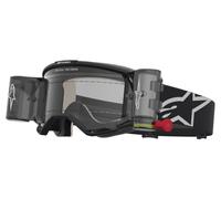 Alpinestars Occhiali da motocross Vision 5 Corp Donna Nero/Bianco Lente Trasparente