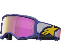 Alpinestars Vision 5 Drag Mirror Occhiali da motocross, viola/rosso, Taglia unica