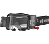 Maschera VISION 8 AMBER Roll Off Nero Argento ALPINESTARS - UN: UN