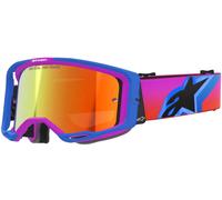 Alpinestars Vision 8 Corp Occhiali da motocross, blu-porpora per maschi