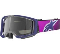 Maschera Cross Alpinestars Vision 8 Corp Viola/Grigio Viola,Grigio