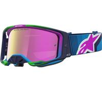 Alpinestars Vision 8 Maven Mirror Occhiali da motocross, blu/viola, Taglia unica