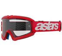 Maschera Ragazzo VISION YOUTH BLAZE Rosso Trasparente ALPINESTARS - UN: UN