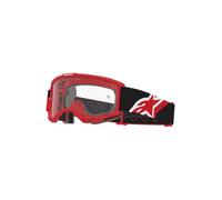 Alpinestars Vision OTG Occhiali da motocross, rosso/bianco/nero