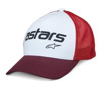Alpinestars Vital Trucker Cap bianco-marrone-rosso-arancione