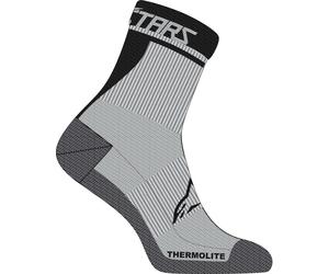 Alpinestars Winter Therm 17 Calze da bicicletta, nero-grigio, taglia L per maschi