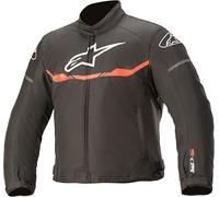 Giacca moto bambino impermeabile Alpinestars YOUTH T-SP S Nero Rosso Fluo 130