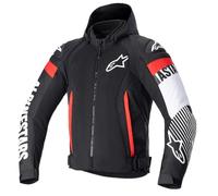 Alpinestars Zaca Air Giacca tessile moto, nero-bianco-rosso, taglia XL per maschi