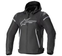 Alpinestars Zaca Giacca Impermeabile Moto Nero/Grigio Scuro