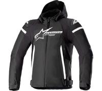Alpinestars Zaca, giacca tessile impermeabile XL male Nero/Bianco