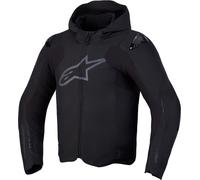 Alpinestars Zaca V2 Giacca tessile da motocicletta impermeabile, nero, Taglia S