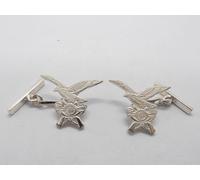 Alpini : Gemelli in Argento 925 - Cerimonia - Fregio - Simbolo - Stemma -