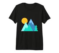 Alpinismo Alpine Forget Me Not Skiing Montagna Fiore Maglietta Premium