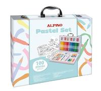 Alpino Artistic Pastel Set Valigetta con 105 pezzi assortiti