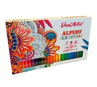 Alpino Color Experience 72 Pennarelli Dual Artist | Pennarelli a doppia punta: punta fine e punta pennello | Kit di pennarelli per lettering e colorazione