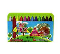 Alpino da000025 - Astuccio da 12 pastelli Dacs Trix pastelli di cera cremosa e setosa - non macchiano