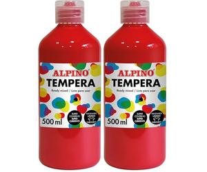 Alpino dm010174 - Bottiglia Tempera Escolar (Confezione da 2)