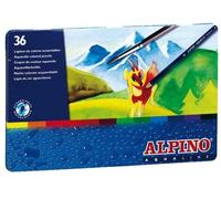 ALPINO Matite Acquerellabili, Pastelli in confezione Latta Regalo