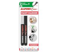 Alpino PAINT MARKERS 2 Nero e Bianco
