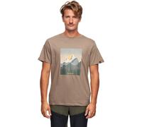 Alpinus T-shirt Active Numbur Uomo Morbido Leggero beige