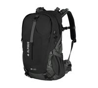 Alpinus Tarfala - Zaino da trekking con sistema di ventilazione ADS, scomparto per laptop e copertura antipioggia per escursioni e gite di un giorno, zaino per escursioni e trekking, Nero, Universal