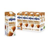 ALPRO CLASSICO, Bevanda alla MANDORLA, 100% vegetale con vitamine B2, B12 e D2, E (8 confezioni x 1 Litro)